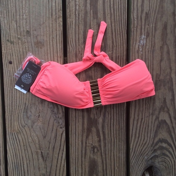 NWT Vince Camuto Pink Bikini Top - Picture 2 of 4